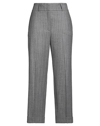 PESERICO Casual pants Grey 97% Virgin Wool, 3% Elastane