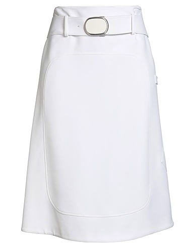FERRAGAMO Midi skirt White 71% Viscose, 26% Polyamide, 3% Elastane