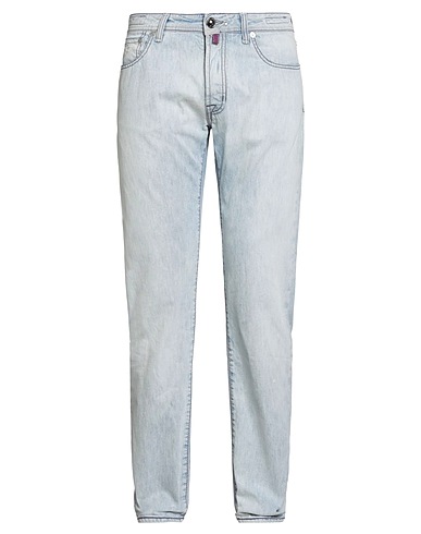 JACOB COHЁN Denim pants Blue 100% Cotton