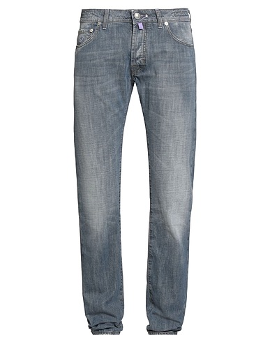 JACOB COHЁN Denim trousers Blue 100% Cotton