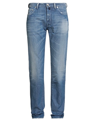 JACOB COHЁN Denim pants Blue 100% Cotton