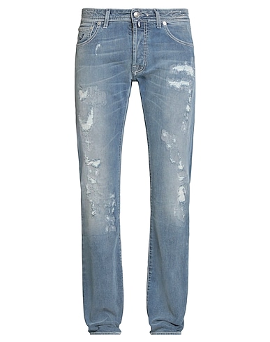 JACOB COHЁN Denim trousers Blue 97% Cotton, 3% Elastane