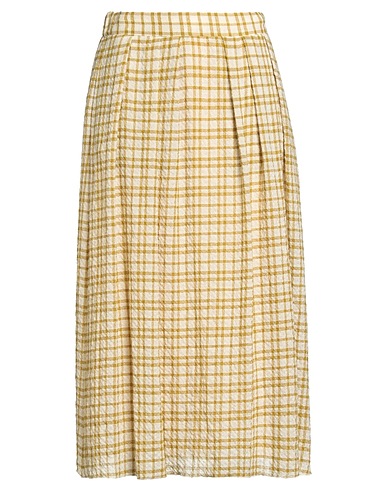 POMANDÈRE Midi skirt Light green 43% Polyester, 35% Virgin Wool, 22% Cotton