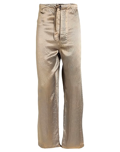 MAISON MARGIELA Casual παντελόνι Χακί 100% Ασετάτ