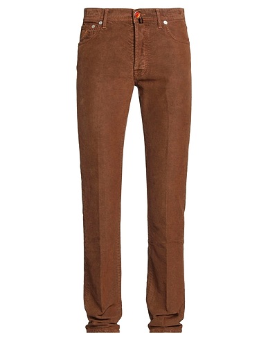JACOB COHЁN Casual pants Brown 100% Cotton