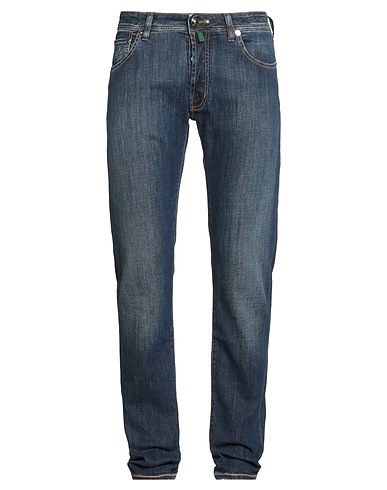 JACOB COHЁN Denim pants Blue 97% Cotton, 3% Elastane