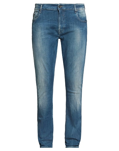GUESS Denim pants Blue 93% Cotton, 5% Elastomultiester, 2% Elastane