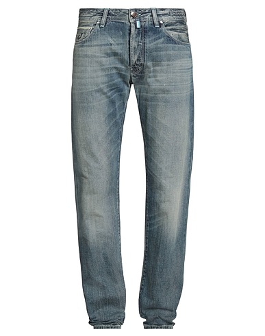 JACOB COHЁN Denim pants Blue 100% Cotton