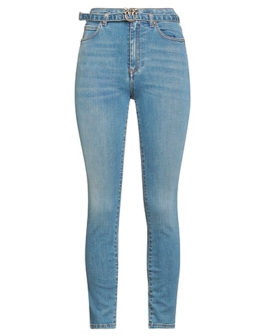 PINKO Denim trousers DENIM 82% Cotton, 16% Polyester, 2% Elastane