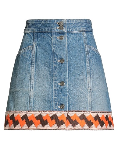 VALENTINO GARAVANI Джинсовая юбка Синий 100% Хлопок