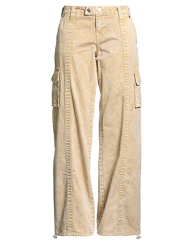 TRUE RELIGION Hosen Senf 100% Baumwolle