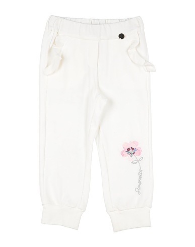 SIMONETTA Casual trouser White 94% Cotton, 6% Elastane