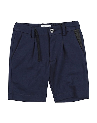 BIKKEMBERGS Shorts & Bermuda JUNIOR Midnight blue 80% Cotton, 15% Polyamide, 5% Elastic fibres