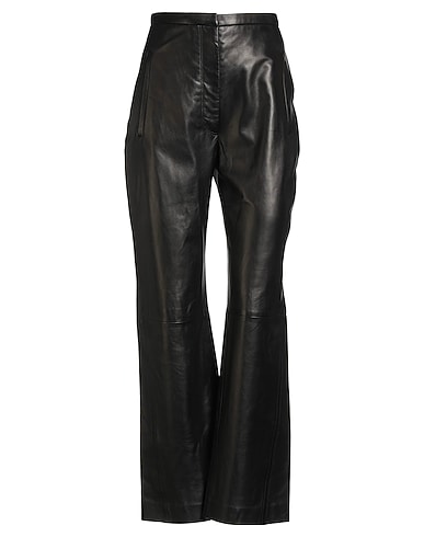 KHAITE Hosen Schwarz 100% Leder