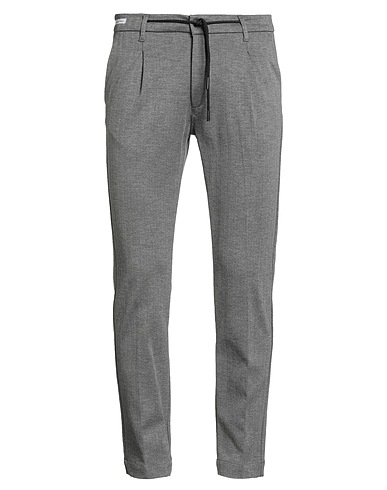 MORO Casual trouser Grey 68% Viscose, 25% Polyamide, 7% Elastane