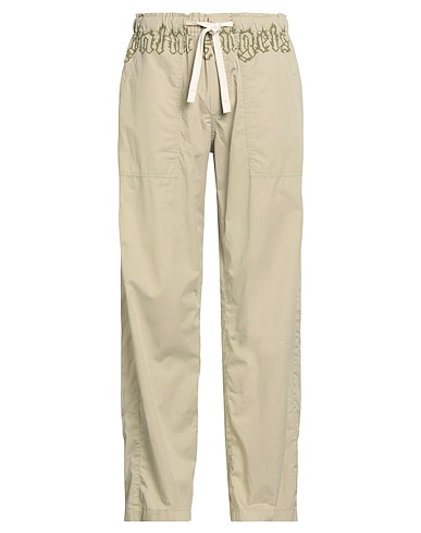 PALM ANGELS Casual trouser Sage green 100% Cotton