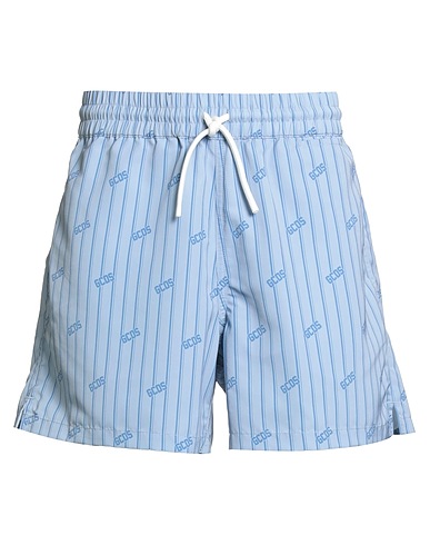 GCDS Shorts & Bermuda Light blue 100% Polyester