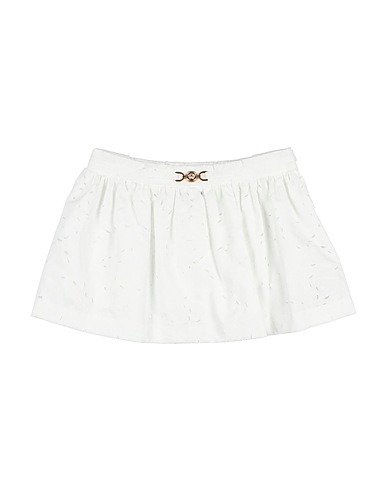 VERSACE YOUNG Skirt White 100% Cotton