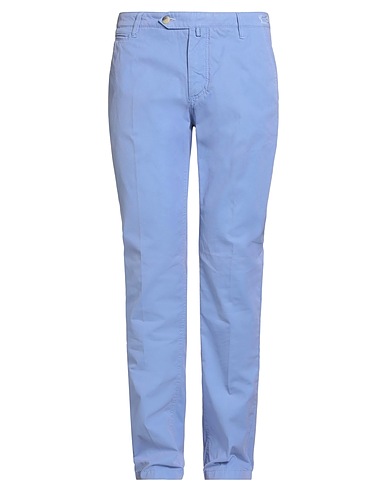 JACOB COHЁN Casual pants ACADEMY Sky blue 100% Cotton