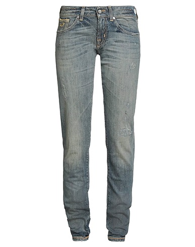 JACOB COHЁN Denim trousers Blue 97% Cotton, 3% Elastane