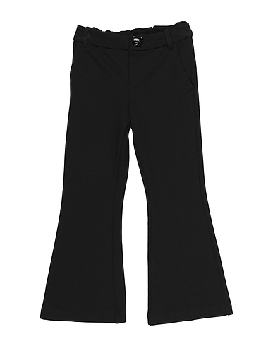 MOSCHINO KID Casual pants Black 68% Viscose, 27% Polyamide, 5% Elastane