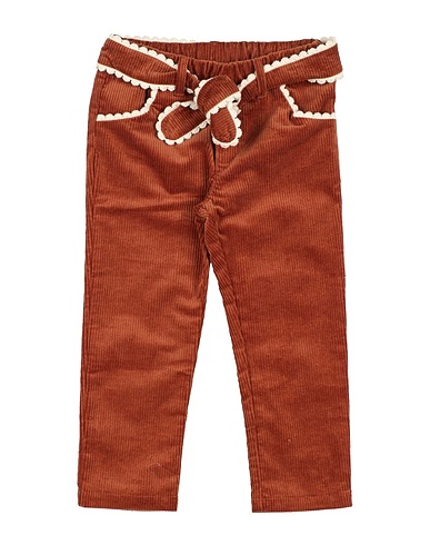 CHLOÉ Pantalone Cammello 98% Cotone, 2% Elastan