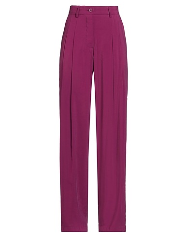 8PM Casual παντελόνι Δαμασκηνί 85% Ρεγιόν, 15% Πολυεστέρας