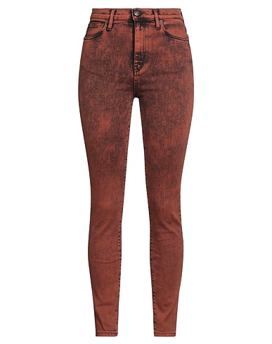 8PM Pantaloni jeans Marrone 92% Cotone, 6% Elastolefina, 2% Elastan