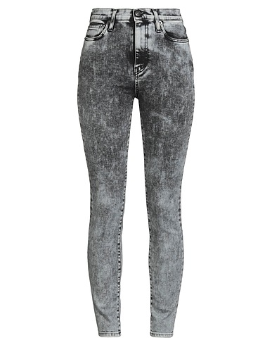 8PM Pantaloni jeans Grigio 92% Cotone, 6% Elastolefina, 2% Elastan