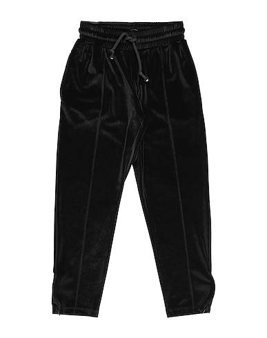 FRACOMINA MINI Casual trouser Black 95% Polyester, 5% Elastane