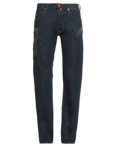 JACOB COHЁN Denim trousers Blue 97% Cotton, 3% Elastane