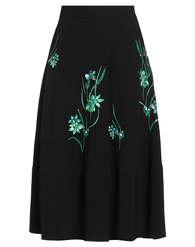 MAX MARA STUDIO Midi skirt Black 71% Triacetate, 29% Polyester