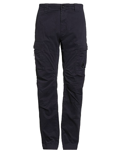 C.P. COMPANY Casual pants Midnight blue 98% Cotton, 2% Elastane