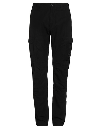 C.P. COMPANY Casual trouser Black 98% Cotton, 2% Elastane