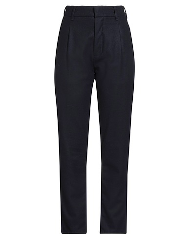 FORTELA Casual trouser Navy blue 100% Cotton, Polyamide, Wool