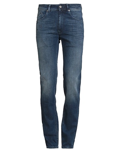 BARMAS Denim trousers Blue 99% Cotton, 1% Elastane