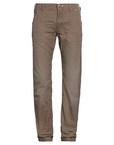 JACOB COHЁN Casual trouser Brown 100% Cotton