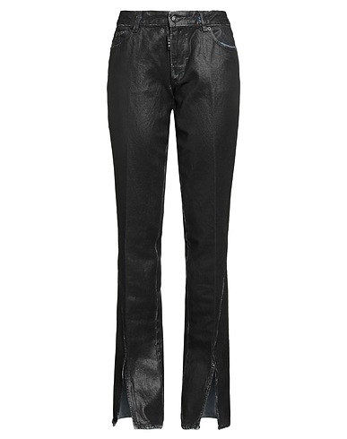 DSQUARED2 Denim trousers ICON Black 100% Cotton, Calfskin