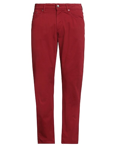 HACKETT Casual pants Brick 99% Cotton, 1% Elastane