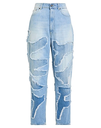 DONDUP Denim pants Blue 100% Cotton