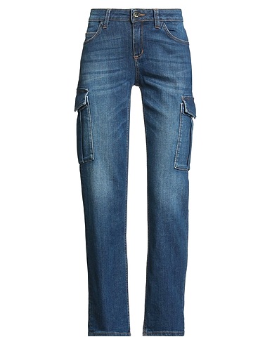 KAOS JEANS Denim pants Blue 98% Cotton, 2% Elastane