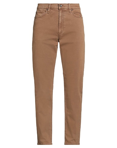 RAG & BONE Denim trousers Light brown 91% Cotton, 8% Polyester, 1% Elastane