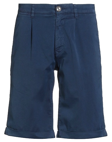 MOORER 쇼츠 & 버뮤다 네이비 88% 코튼, 10% 실크, 2% 엘라스테인