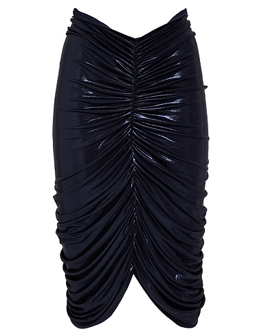 NORMA KAMALI Midi skirt Midnight blue 95% Polyester, 5% Elastane