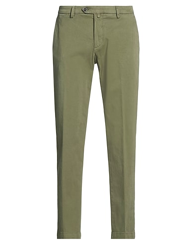 BRIGLIA 1949 Casual trouser VERDE MILITARE 97% Cotton, 3% Elastane