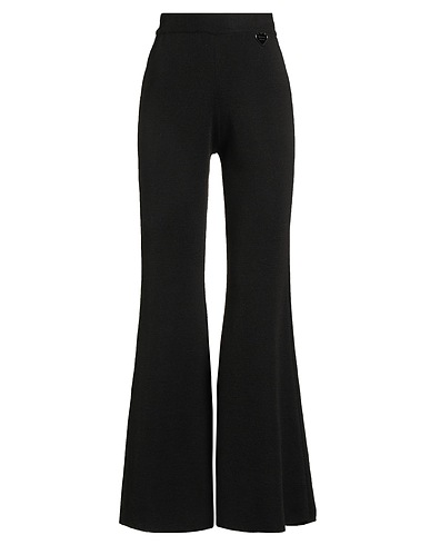 GIULIA N COUTURE Casual trouser Black 50% Wool, 50% Acrylic
