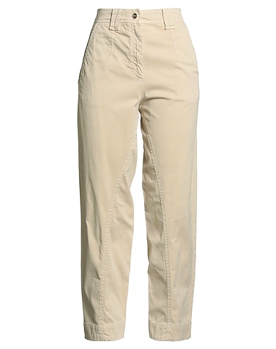 I BLUES Casual pants Beige 98% Cotton, 2% Elastane