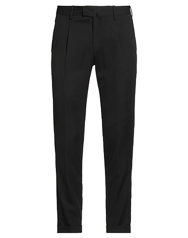 BRIGLIA 1949 Casual trouser Black 66% Virgin Wool, 31% Polyamide, 3% Elastane