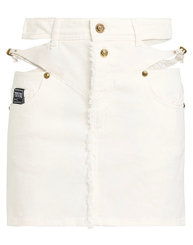 VERSACE JEANS COUTURE Denim skirt 99% Cotton, 1% Elastane