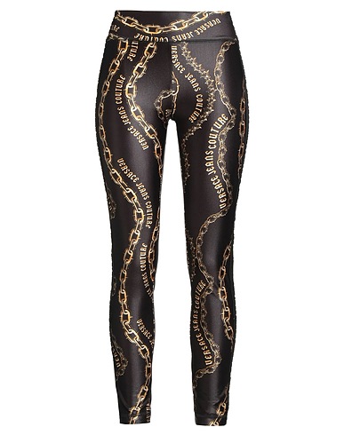VERSACE JEANS COUTURE Leggings Schwarz 80% Polyester, 20% Elastan